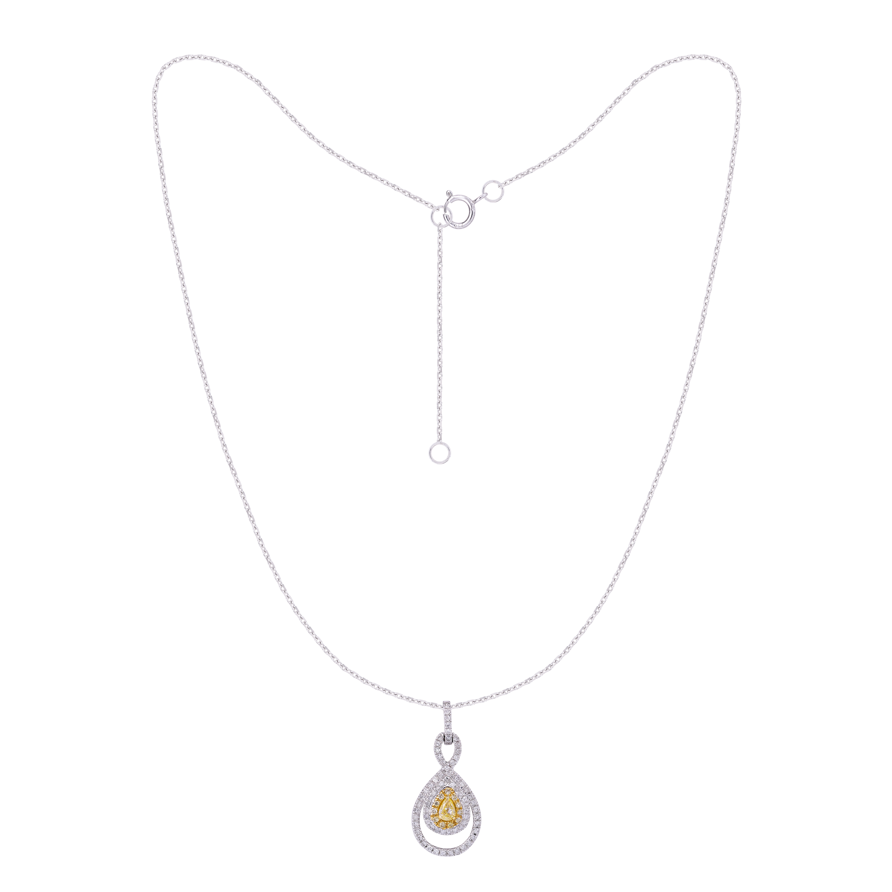 Namida Fancy Diamond Necklace